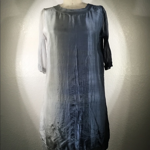 Viviana Uchitel Iceland Silk Ombré Tunic NWT - Picture 1 of 6